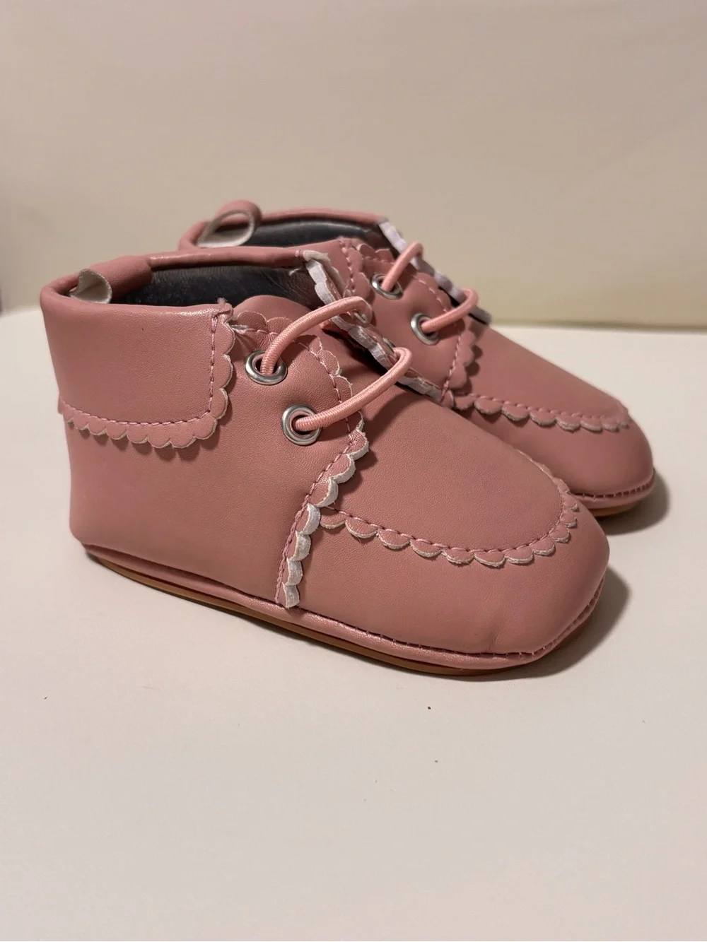 Vince Camuto Baby Girl Pink Booties Size 2